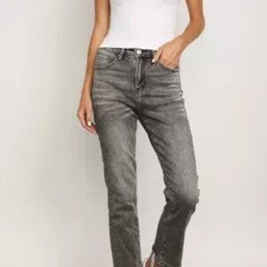 Risen OG Straight Leg Grey Jeans (no front distressing) , SIze 30
